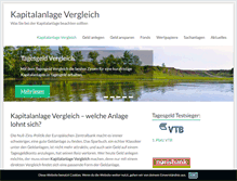 Tablet Screenshot of kapitalanlagevergleich.com